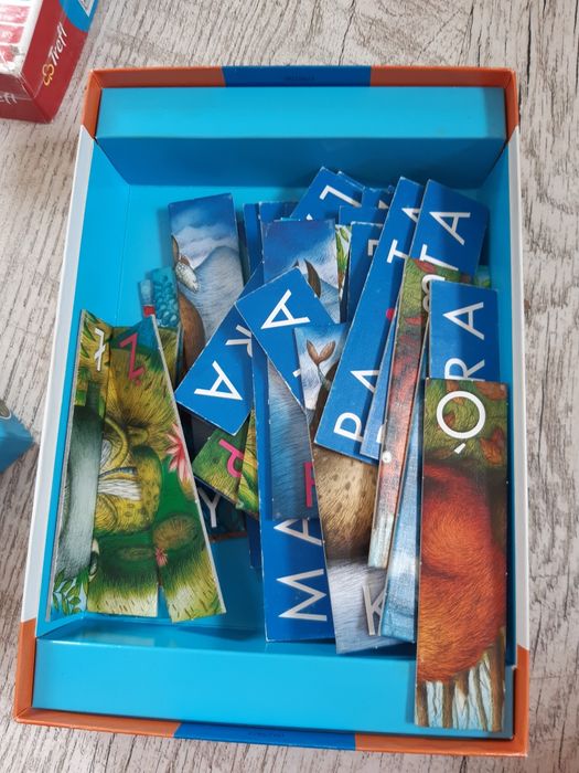 Nauka czytania puzzle