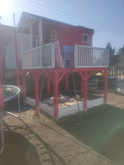 Domek drewniany dla dzieci