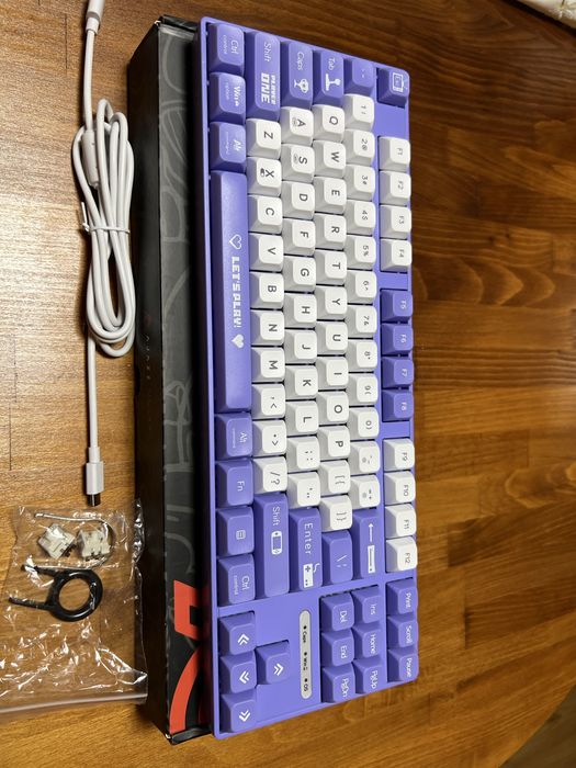 Клавіатура Ajazz AK870MC Brown Switch