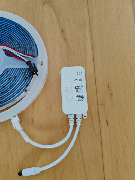 TAŚMA LED 5M COB NEON RGBIC 576 LED/M WS2811 rolka 10mm kolorowa IP20