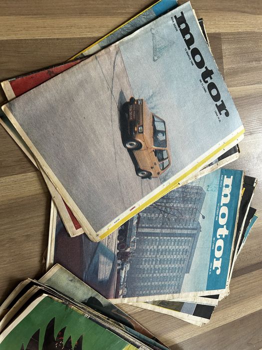Magazyny Motor 1988 r 1-2, 5-17, 29, 44-46, 48-52