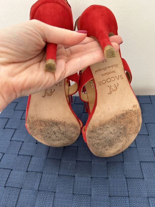 Sandálias pele Sacoor