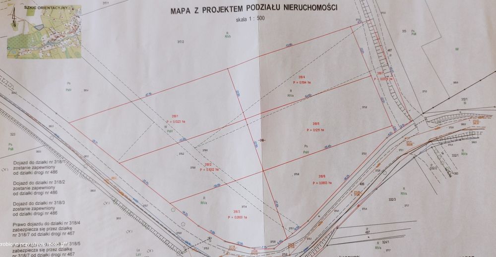 Działki  Jarnołtówek.  55 ary,      gm.Głuchołazy woj. Opolskie