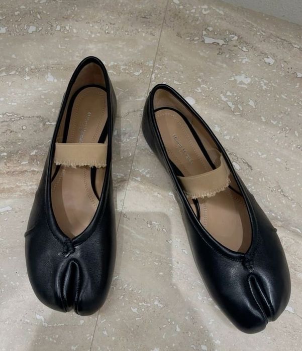 Maison Margiela Tabi балетки лодочки мюлі туфлі човники мюди сандалі туфли туфельки брендові табі тапки слінгбеки шкіряні лофери лоферы