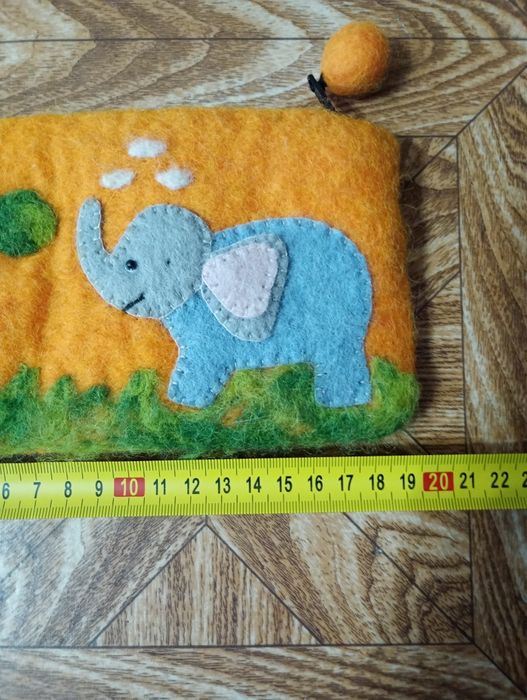 Шерстяний гаманець пенал