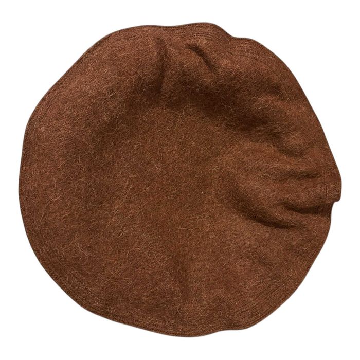 Boné de inverno Cap Chapéu Pakol 100% feito à mão (camelo marrom)