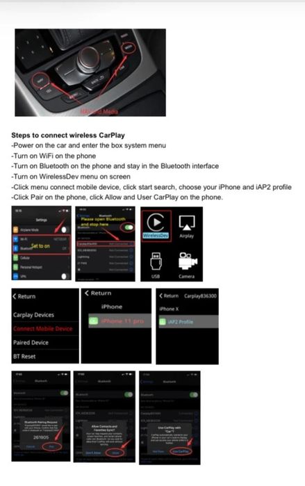 Carplay/android auto Audi.