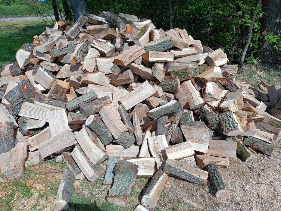 Dąb kominkowy opał klocki