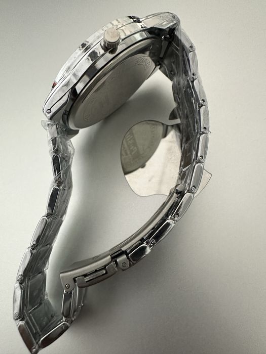 Zegarek męski Poshi Datownik bransoletka Nowy