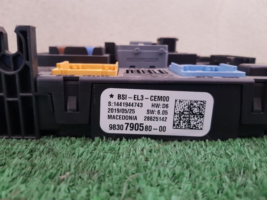 Caixa Fusíveis/BSI Peugeot 308 / 3008 / 5008 / Citroen C3 / Jumpy 1.5 BlueHdi 2019 Ref. 9830790580