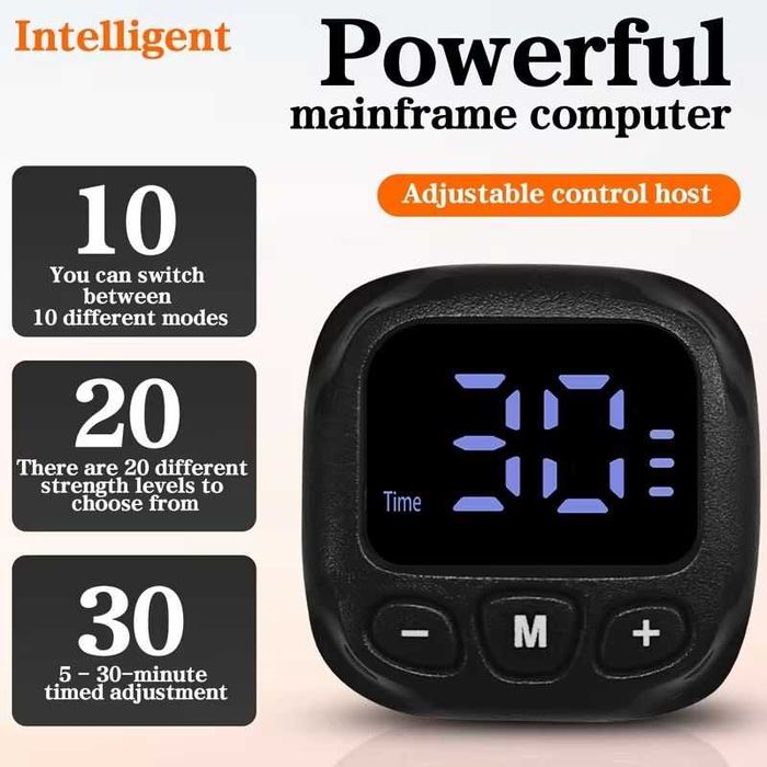 Eletroestimulador muscular EMS + TENS. Definição muscular. Novo.