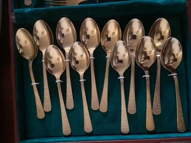 Новый Набор столовых/десертных приборов СССР 24 предмета, на 12 персон