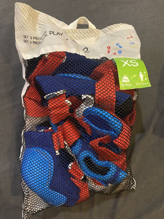 Proteção pulsos, cotovelos e joelhos patins, skate, etc