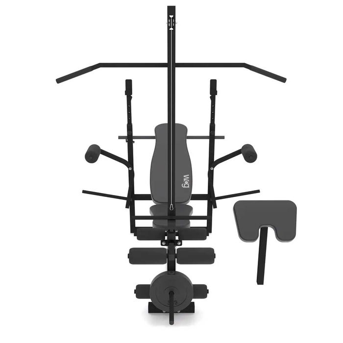 Лава для жиму K70 з тягою та брусами | домашній тренажер 6в1 скамья