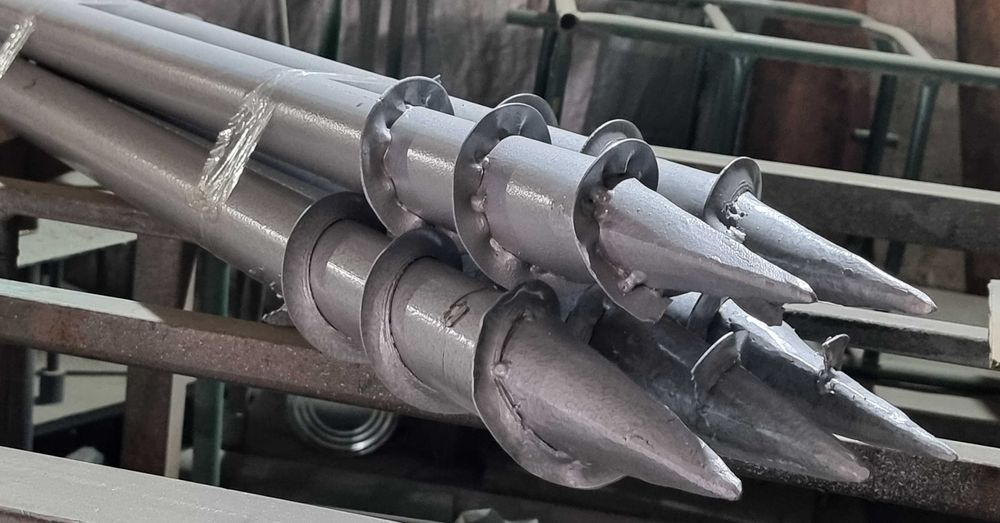 Палі для фундаменту гвинтові сваї геошуруп винтовые сваи для фундамент