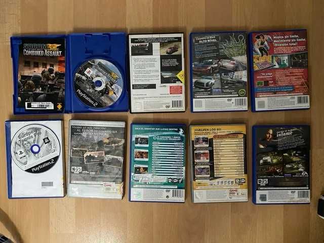 Lote 9 jogos PlayStation 2