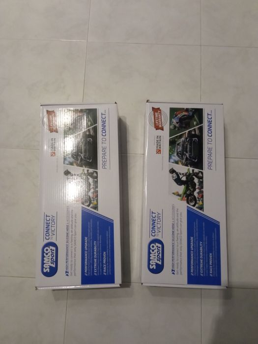 Tubos radiador e soflagem silicon samco AE86 azul
