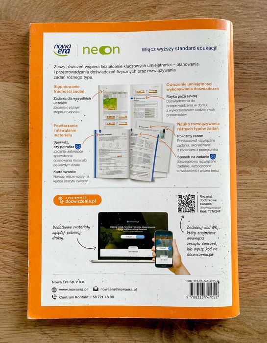 Zeszyt ćwiczeń do fizyki klasa 7 ćwiczenia Nowa Era