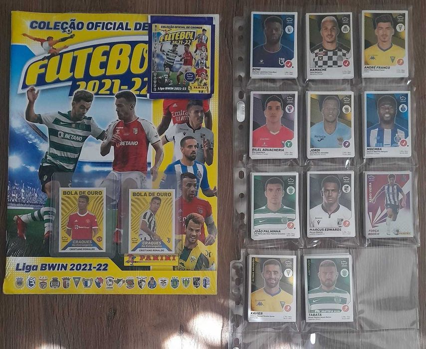 Portuguese League 21/22 Collectible Sticker Necklace Collection