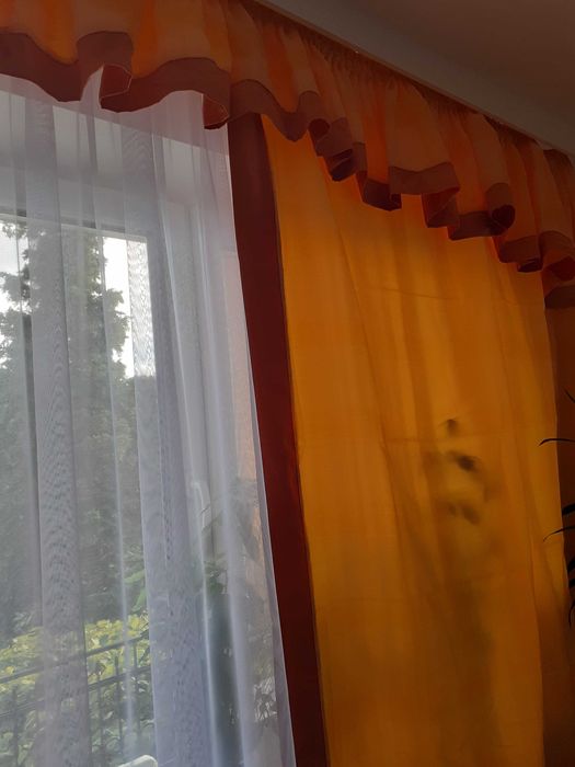 bardzo ładne zasłony z lambrekinami za 45zł