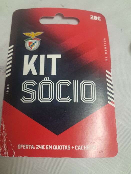 Kit sócio  do Benfica