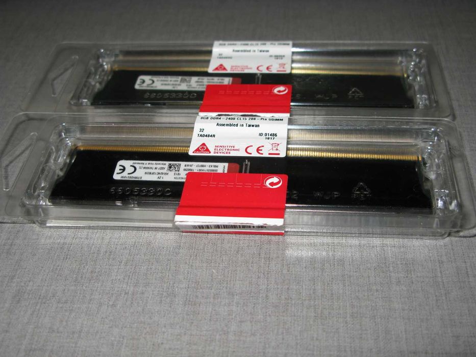 Оперативна пам'ять HyperX DDR4-2400 16GB Fury Black (HX424C15FB2/8)