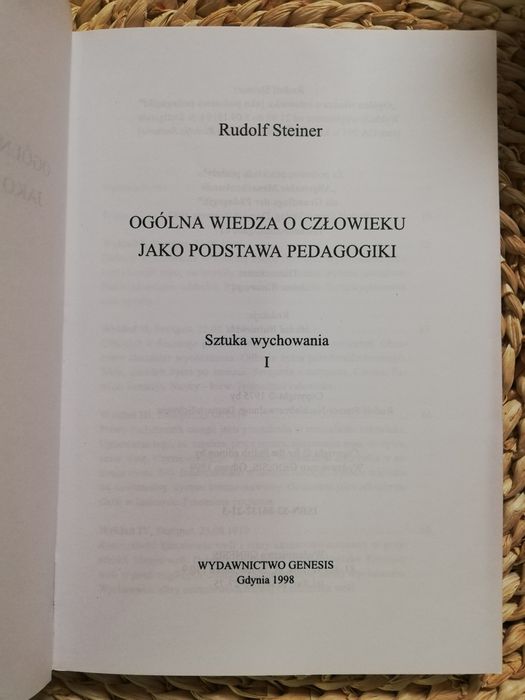 Rudolf Steiner. Ogólna wiedza o człowieku jako podstawa pedagogiki