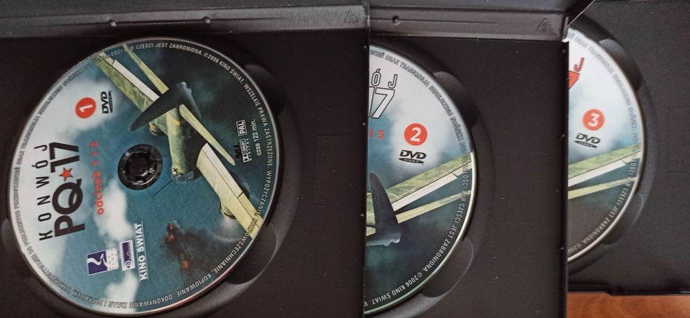Konwój PQ*17 box 3 płyt DVD odcinki od 1 do 8