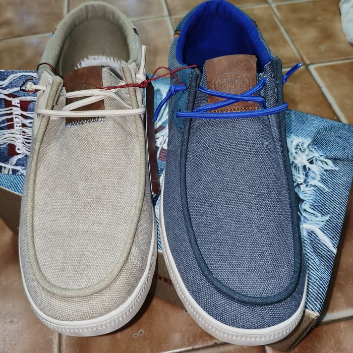 Мокасины летние CARRERA JEANS,HEY DUDE , ткань, пена 41-44р