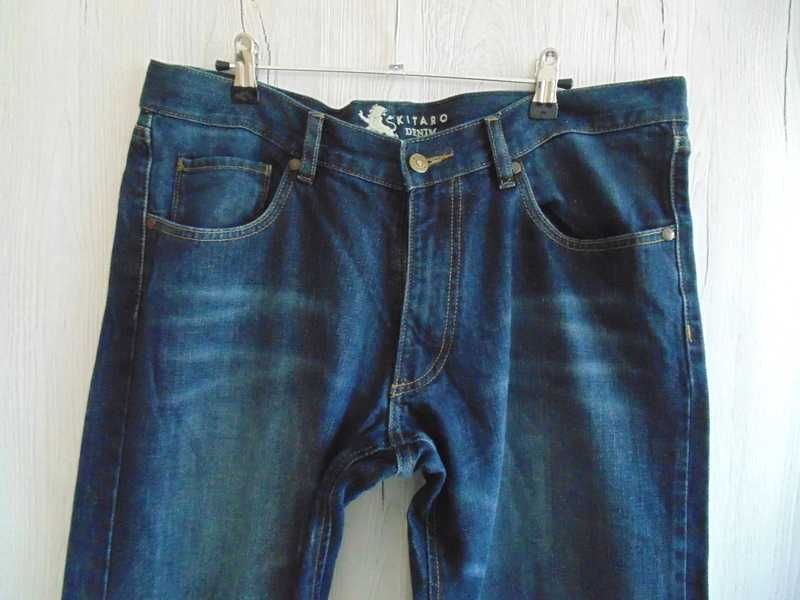 Kitaro Denim spodnie męskie jeans 36/34, pas do 98 cm
