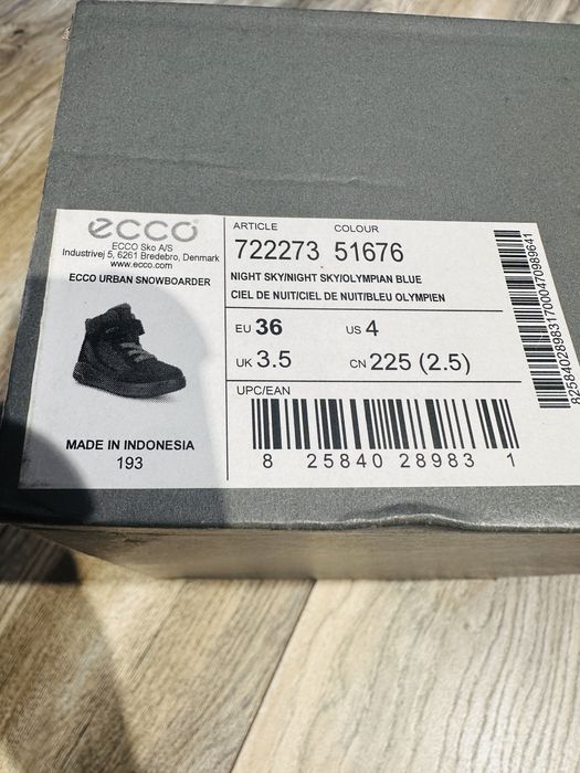 Зимові чоботи Ecco хлопчику 36 розмір