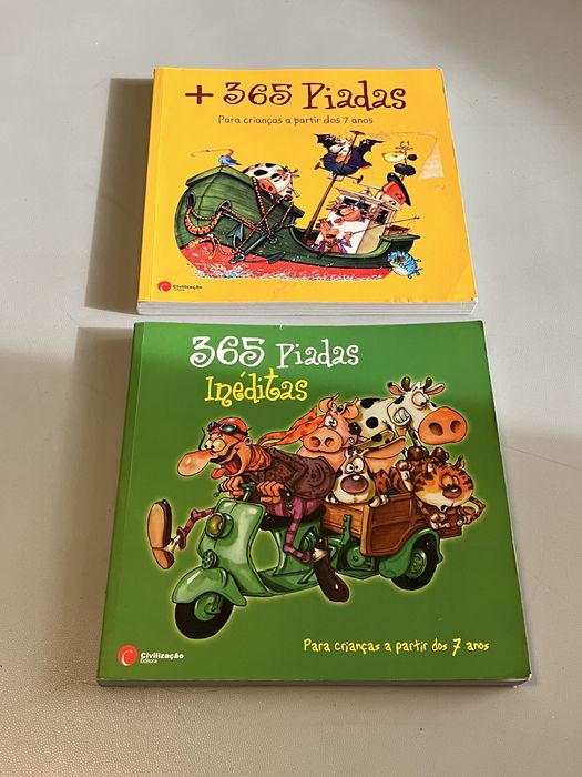 2 livros de 365 piadas