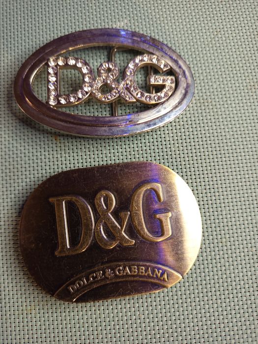 4 Klamry  do paska D&G Dolce & Gabbana Damskie i Męskie