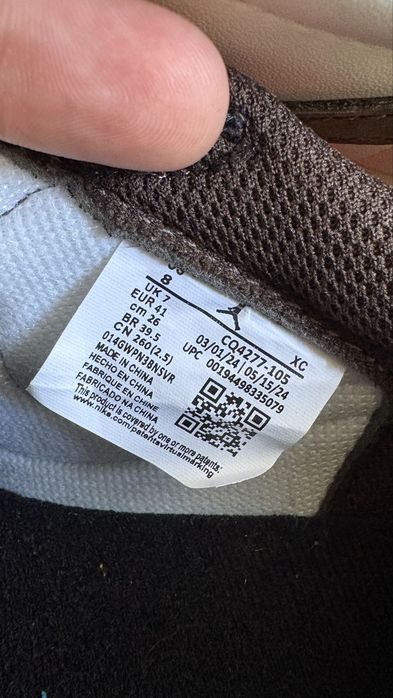 Nike Jordan 1 Low Travis Scott mocha EU41