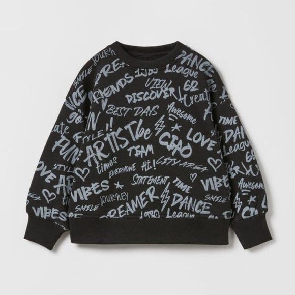 Кофта свитшот худи zara