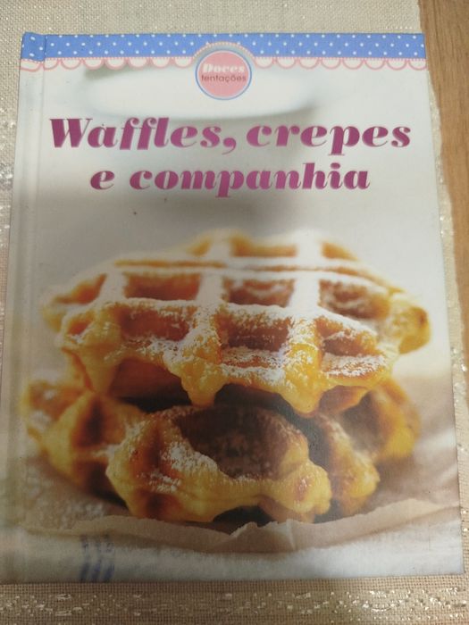 Livro de waffles e crepes