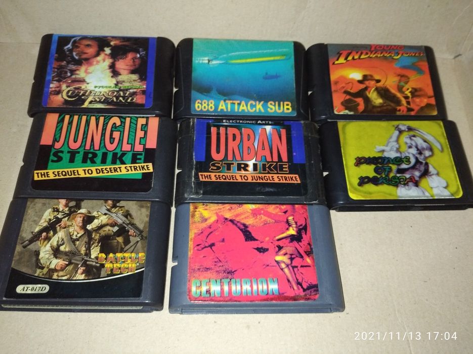 Продаю игровые слоты на SEGA Drive 2