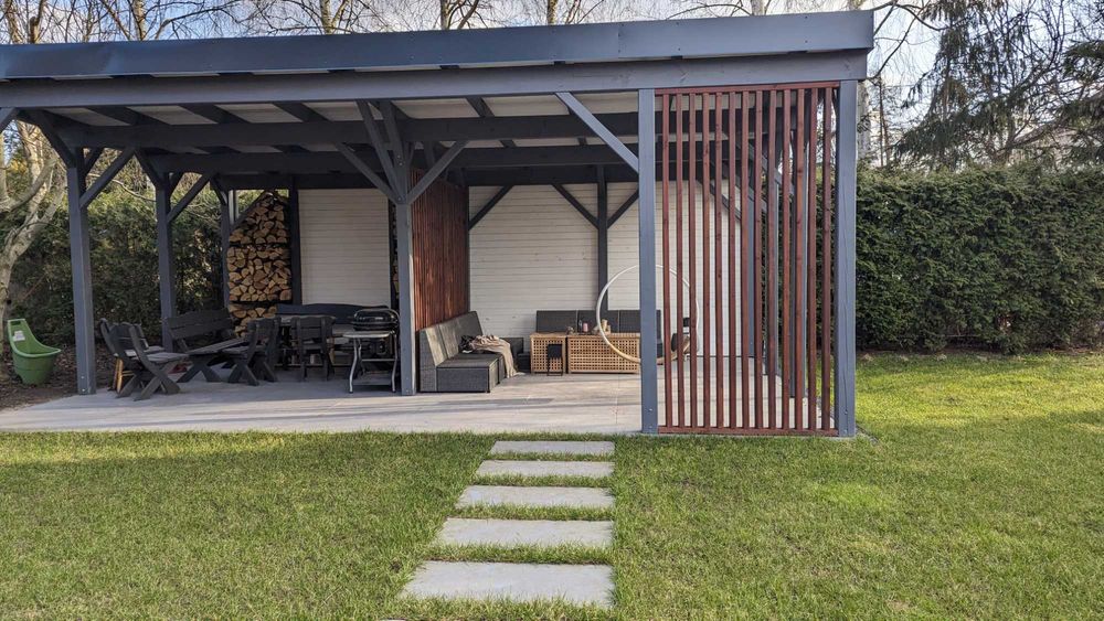 Altana ogrodowa drewniana Pergola drewniana na wymiar – woj. pomorskie
