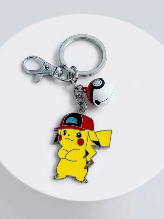 Brelok Breloczek Pokemon Pokeball Pikachu Metalowy kod A387