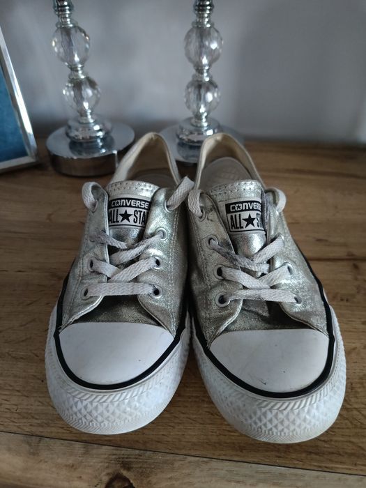 Trampki all Star Converse 40 srebrne