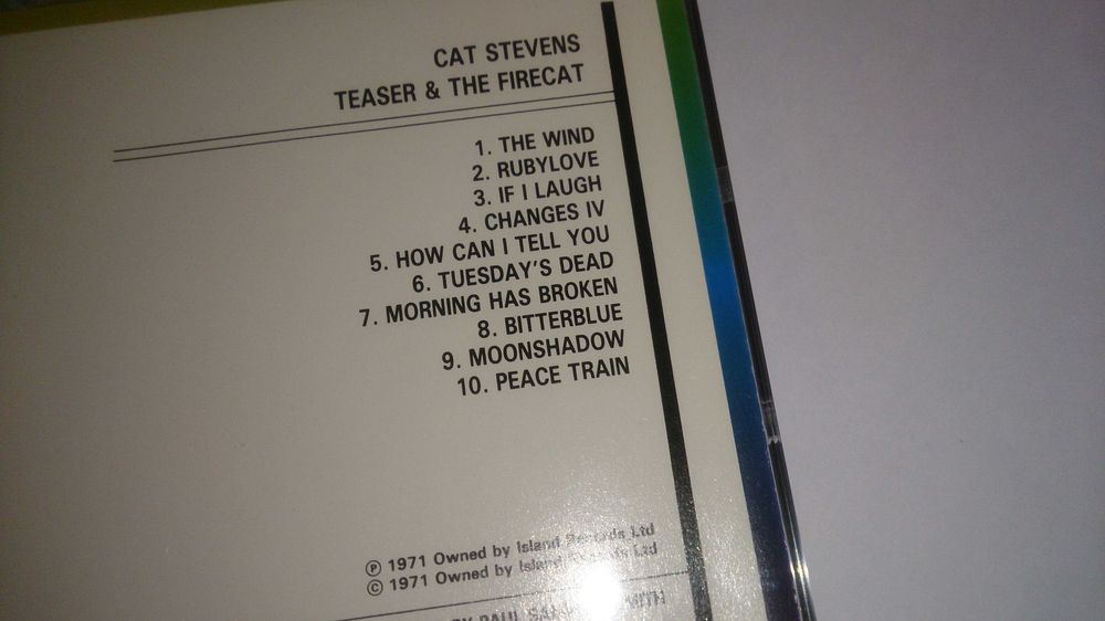cat stevens (teaser & the firecat) música/cd