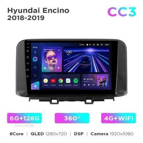 Штатная магнитола Teyes CC3 2k 4+64 Gb Hyundai Encino 2018-2019