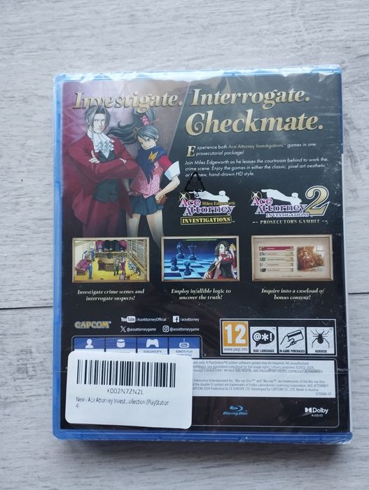 Ace Attorney Investigations Collection PS4 nowa w folii