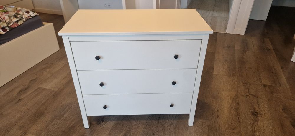 Komoda 3 szuflady biała Ikea Koppang