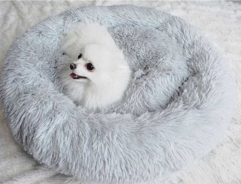 Pluszowe mięciutkie legowisko dla psa, kota 60cm IIv144