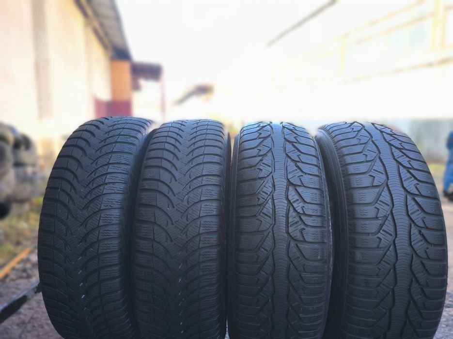 Зимові шини 195/65R15 Michelin + Kleber 4 шт