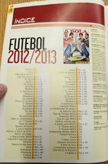 Cadernos de A Bola nº43 - época 2012-13