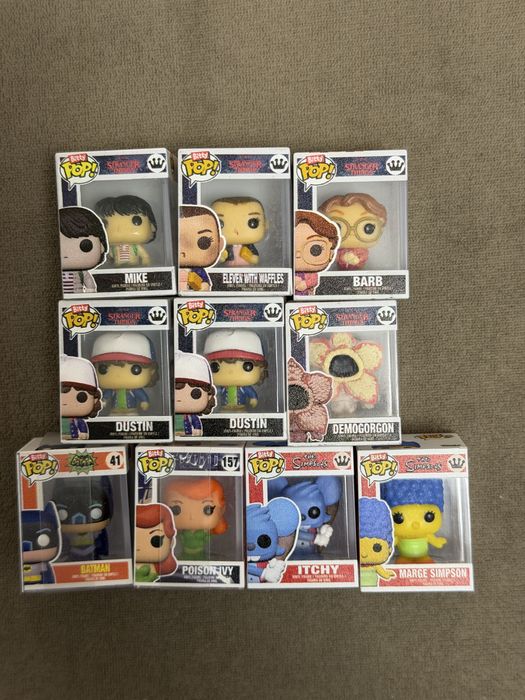 Kinder Harry Potter Minecraft Stranger Things DC Marvel Star Wars Bitty Pop Fuggler
