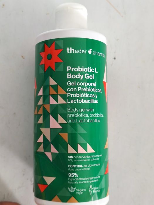 Gel corporal prebiotico, probiótico e lactobacillus