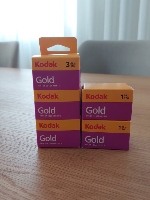 Kodak gold 5 rolos